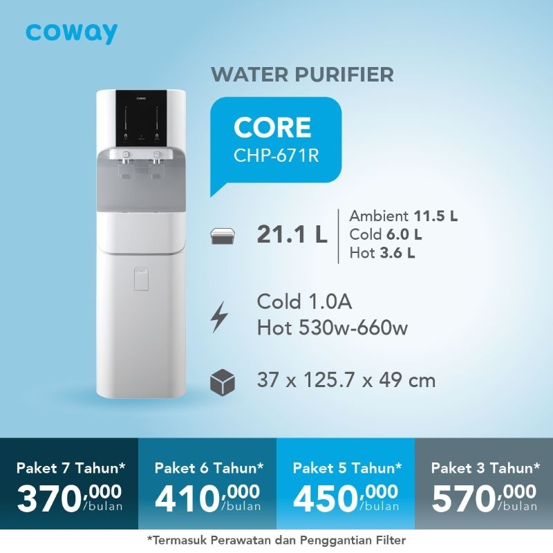 Coway Water Purifier CORE( CHP-671R)