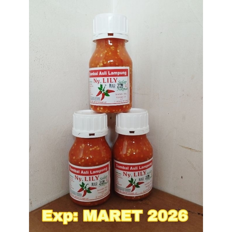 

Sambel asli Lampung ny Lily / Sambal Lampung ny lily yg terkenal Exp terbaru: Maret 2026