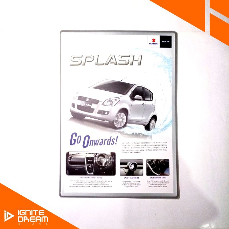 Brosur Suzuki Splash 2010 Go Onwards