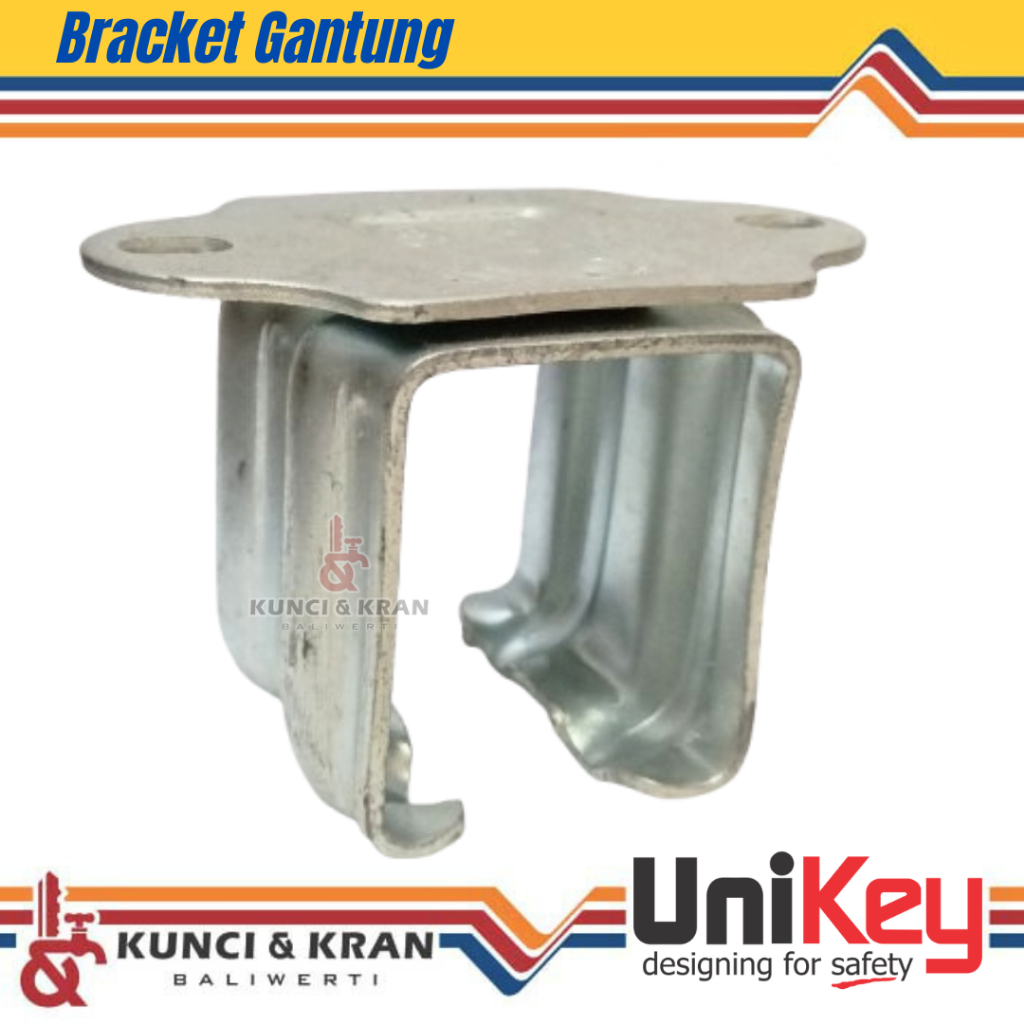 Bracket Gantung Unikey U80-BG bracket rel pintu garasi dudukan rel