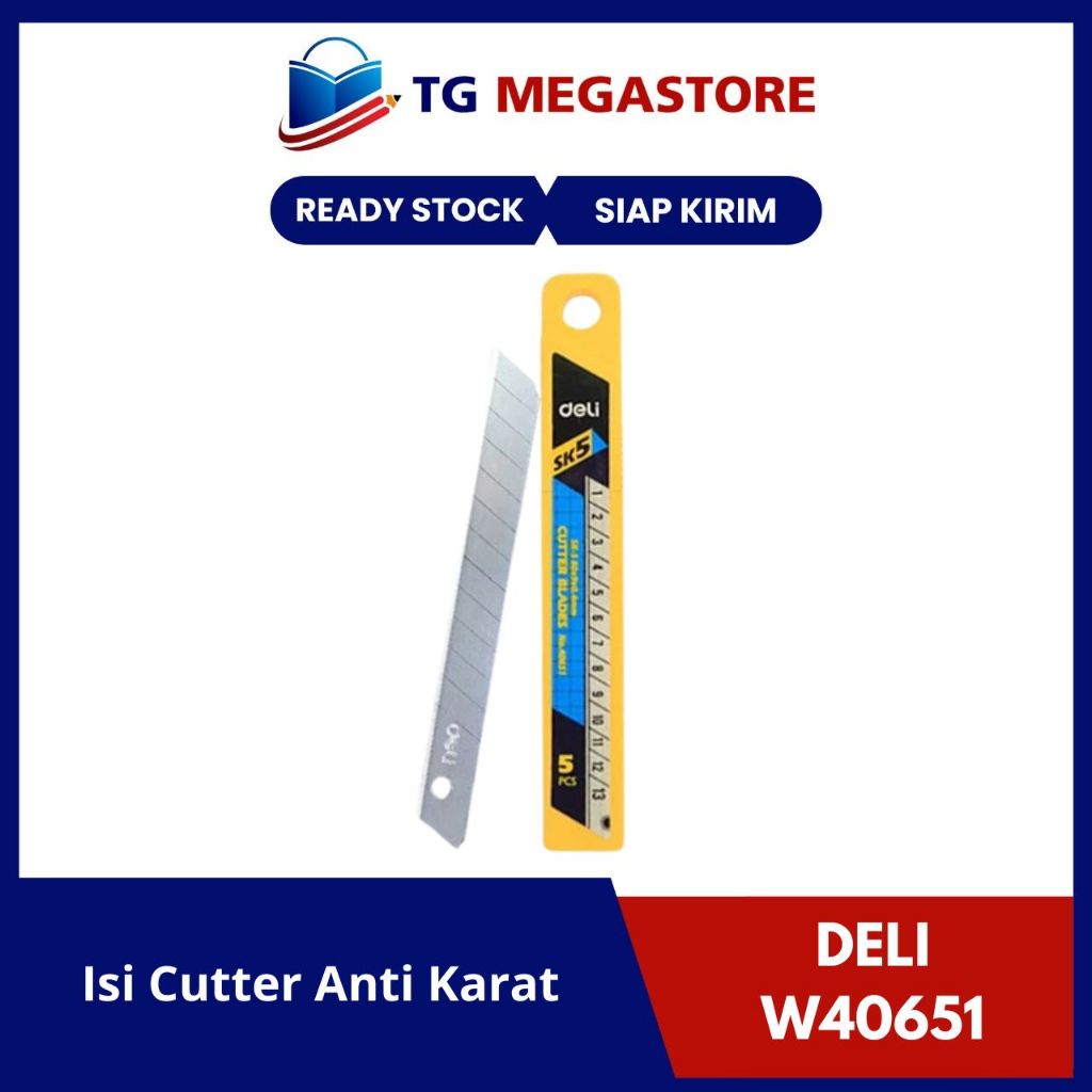 

Isi Cutter DELI Anti Karat - W40651