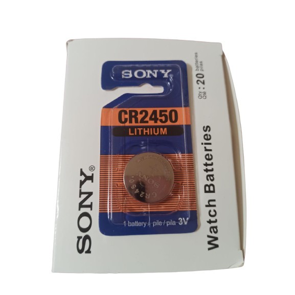 Baterai Sony CR 2450 2430 / Battery Sony CR2450 CR2430 lithium 3V SINGLE PACK
