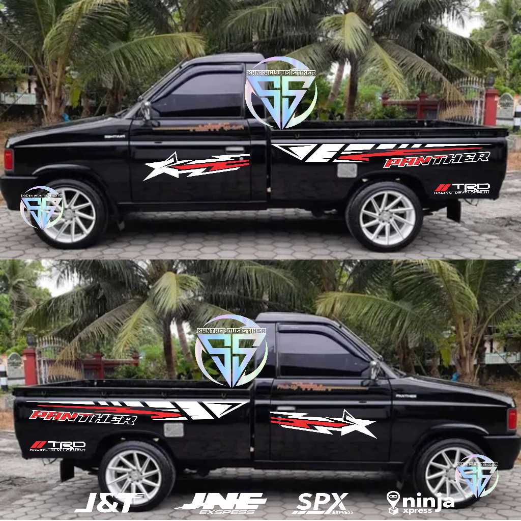 Stiker Mobil Pick Up panther Stiker Pick Up panther terlaris
