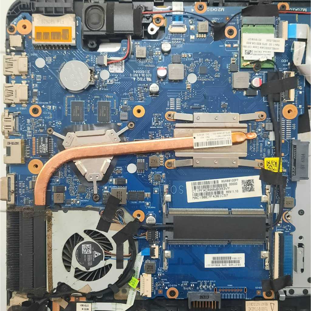 Motherboard HP 14-AN amd A8 Normal Tested Seken Original [ Mainboard Mobo ]