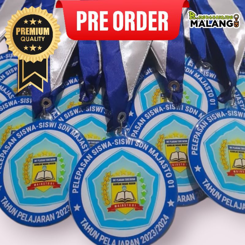 Kalung Gordon Wisuda Resin Uk. 7,5 Jumbo Tebal