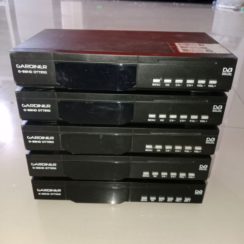Receiver bekas pakai parabola KVision RX Gardiner Ottimo Full HD support MNC TV dan Emtek group sert