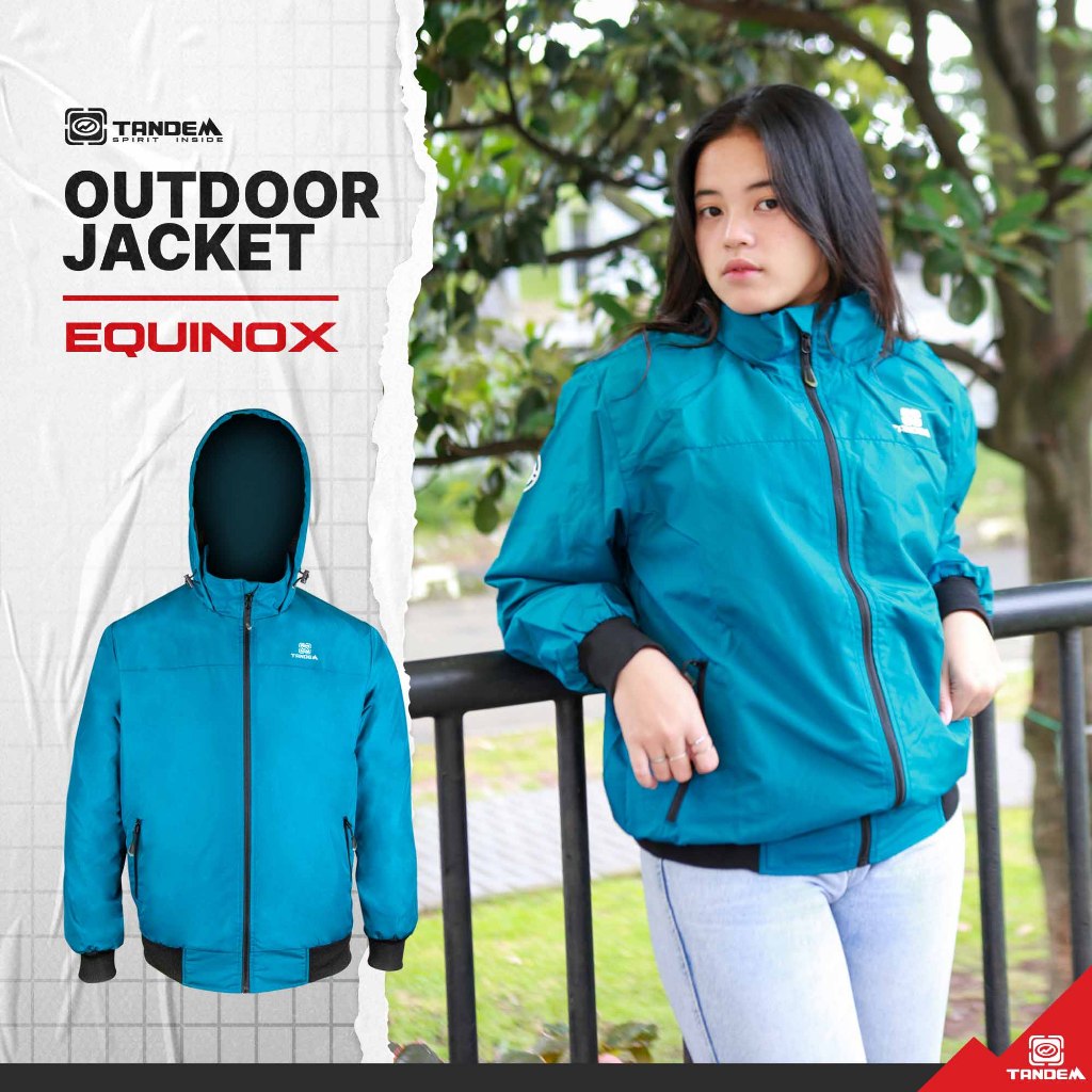 Jaket Hoodie Parasut Outdoor Tandem Adventure Equinox