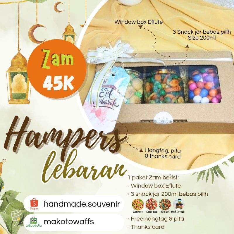 

hampers lebaran / hampers anyaman / hampers / gable box / kue lebaran