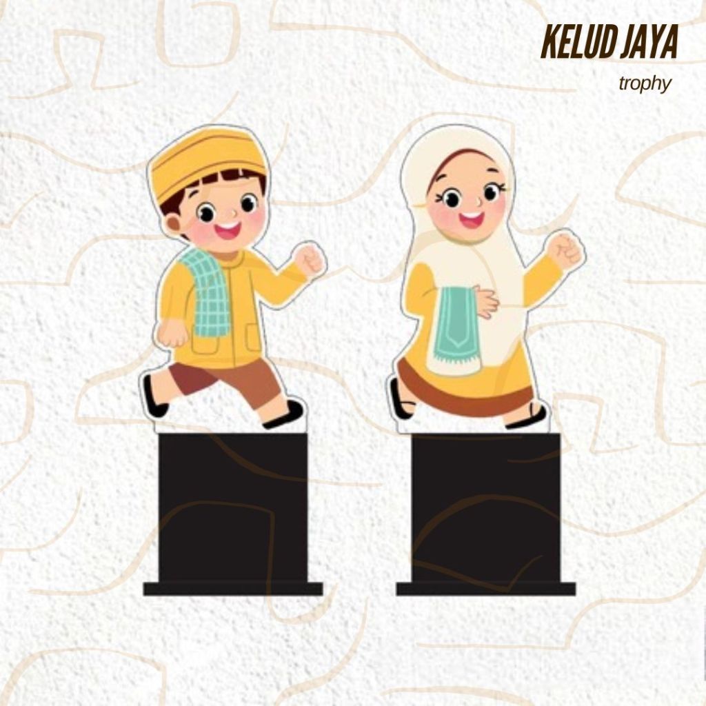 Piala Islami Piala Anak Muslim Piala Sekolah Piala mengaji Akrilik Custom