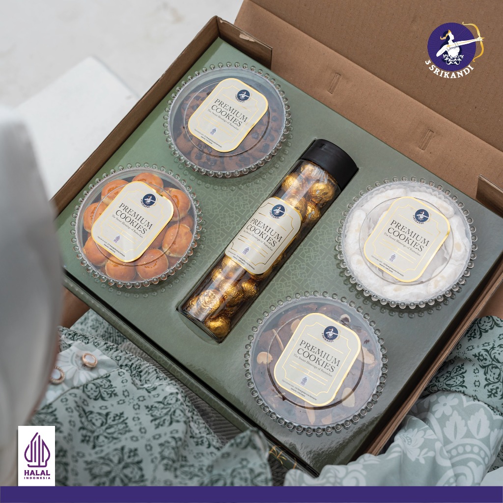 

HAMPERS IDUL FITRI 3 SRIKANDI | HAMPERS LEBARAN | HAMPERS KUE KERING | COOKIES | FREE GREETING CARD | 3 SRIKANDI