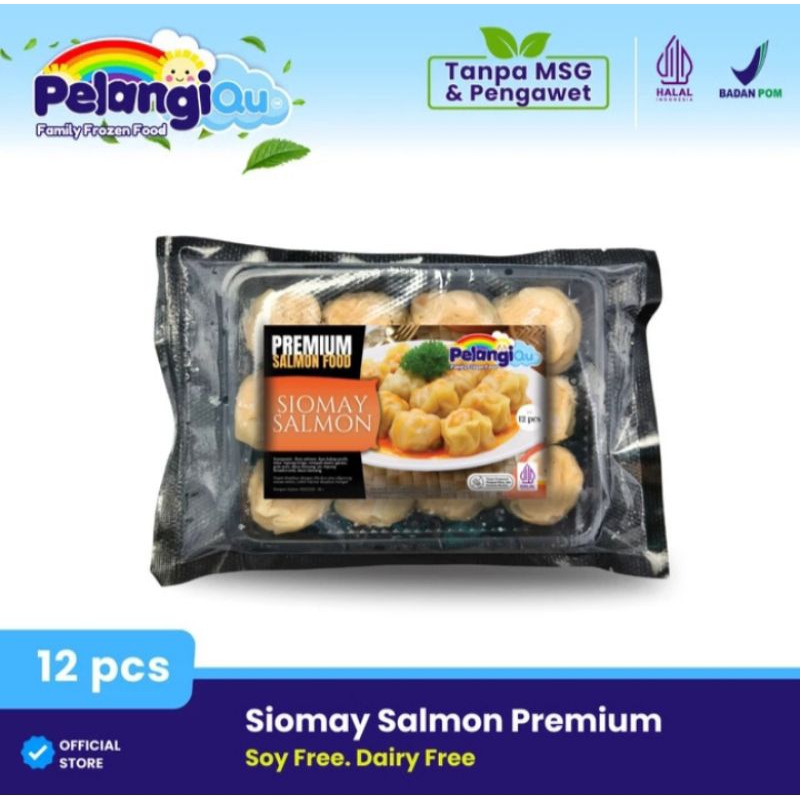 

Siomay Ikan Salmon Premium Pelangi Non MSG, Non Pengawet, Dairy Free