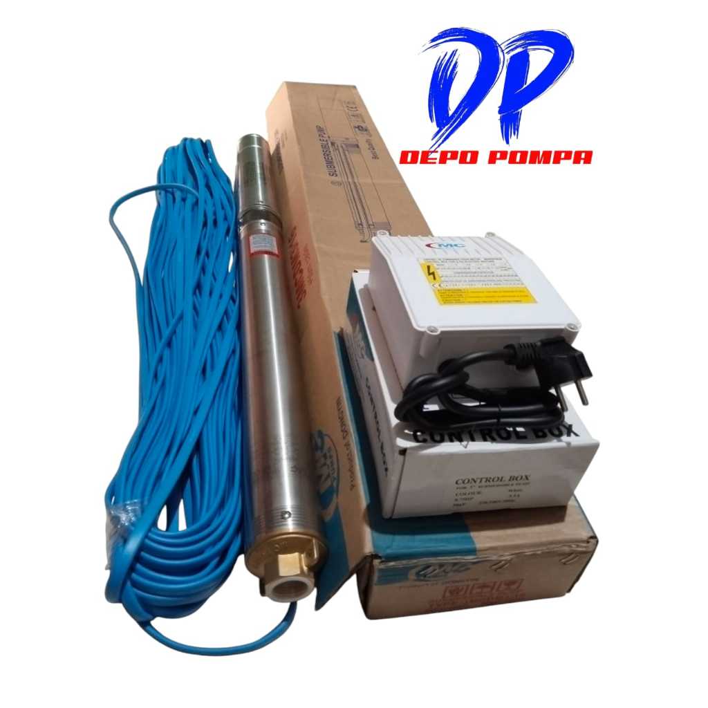 Pompa MC PUMP/Pompa Satelit Nasional MC 3 Inch 0.75 HP / Satelit Nasional MC 3 Inch 0.75 HP + kabel
