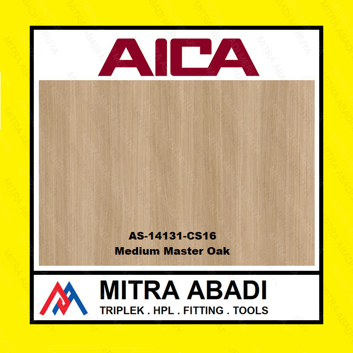 AICA HPL AS 14131 C S16 CS16 Medium Master Oak Kamar Kitchen Dapur