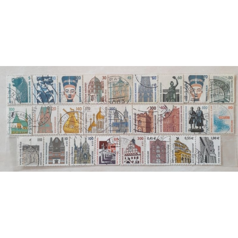 

Perangko Jerman Sights Tahun 1987 - 2002 set - 26pcs