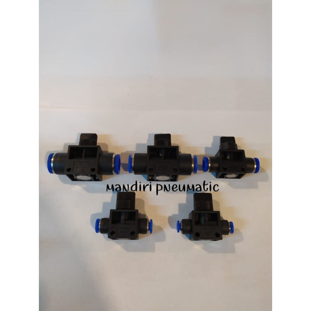 FITTING HAND VALVE / KRAN VALVE PNEUMATIC SELANG 8MM