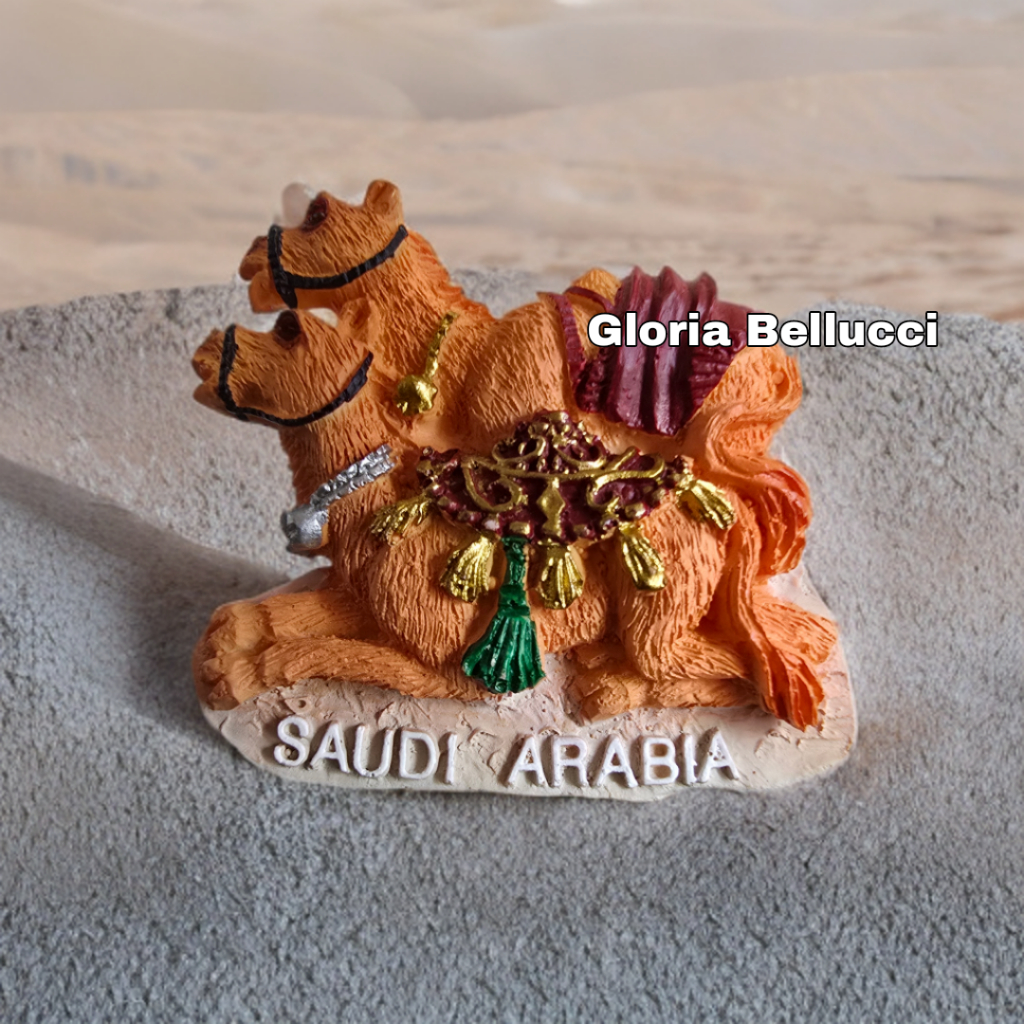SOUVENIR OLEH2 TEMPELAN MAGNET KULKAS NEGARA ARAB SAUDIA MEKKAH ONTA
