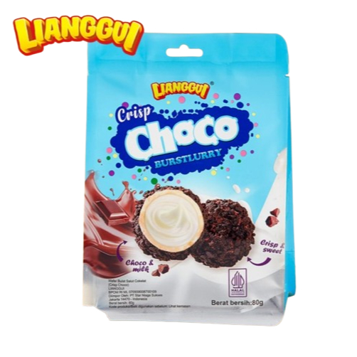 

LIANGGUI CRISP CHOCO & MILK PCH 80 GR 6925573191730