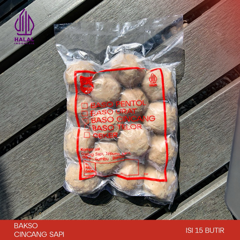 

Bakso Cincang 100% Full Daging Sapi - 5 butir