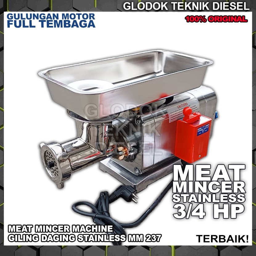 Mesin Giling Gililngan Daging Listrik Stainless Steel Meat Grinder MM 237 MM237 Original Terbaik