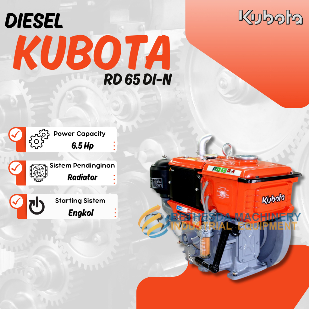 Mesin Diesel Kubota RD 65 DI-N Radiator