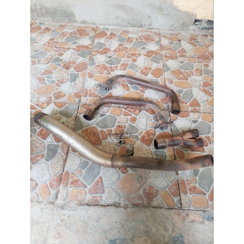 header knalpot proliner original ninja 250 fi old / z250