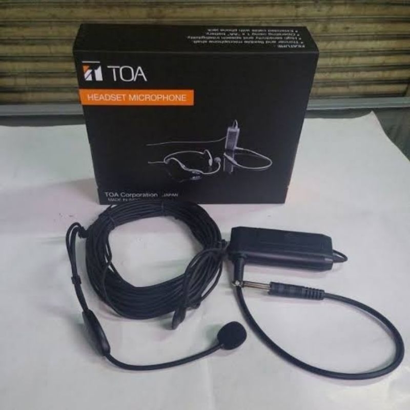 Headset Microphone Mic Telinga TOA ZM-371HS-AS