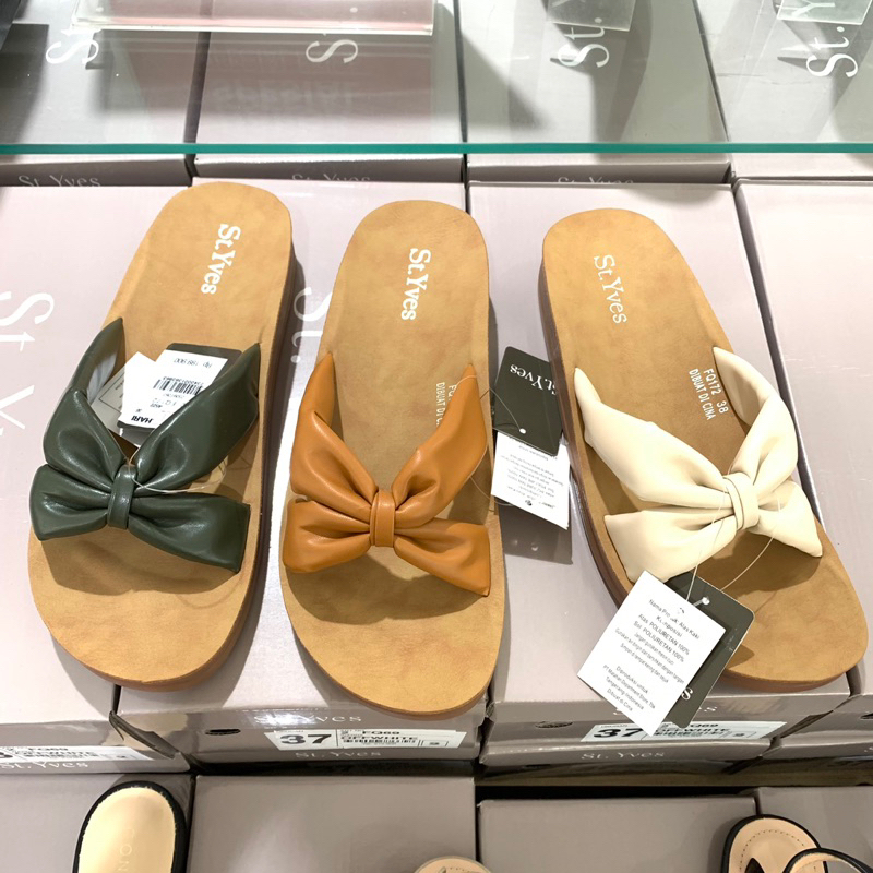 ST.YVES FQ172 Sandal Selop Wanita Model Pita Bahan Empuk & Ringan Original by Matahari