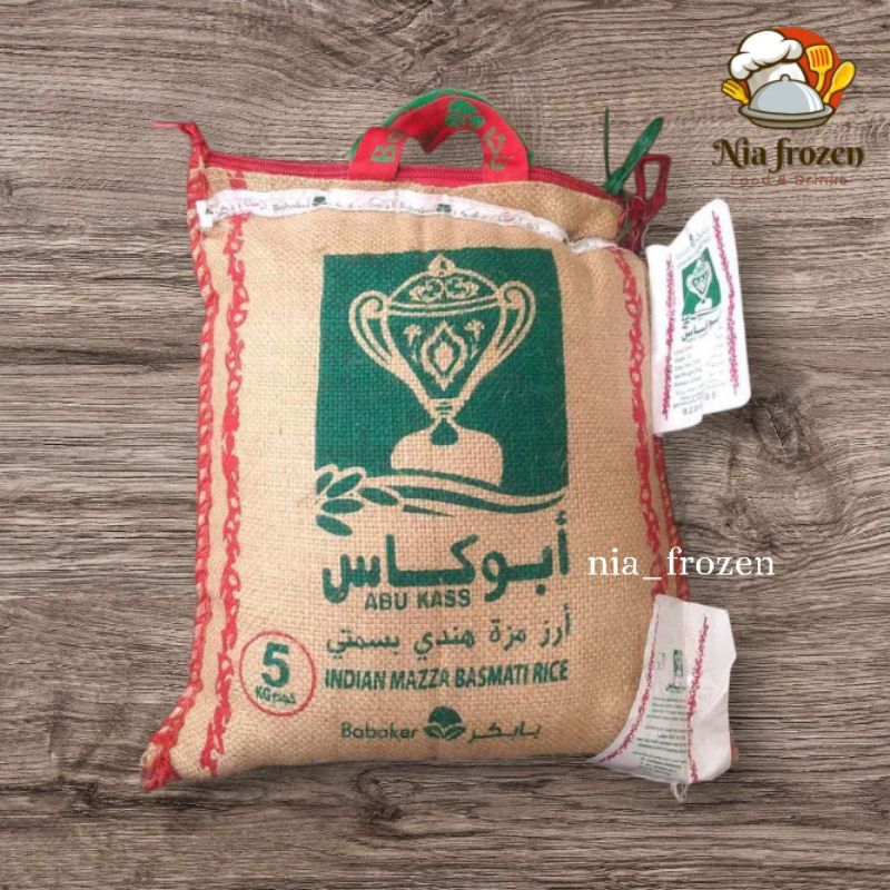 

beras basmati ABU KASS ORIGINAL kemasan 5kg