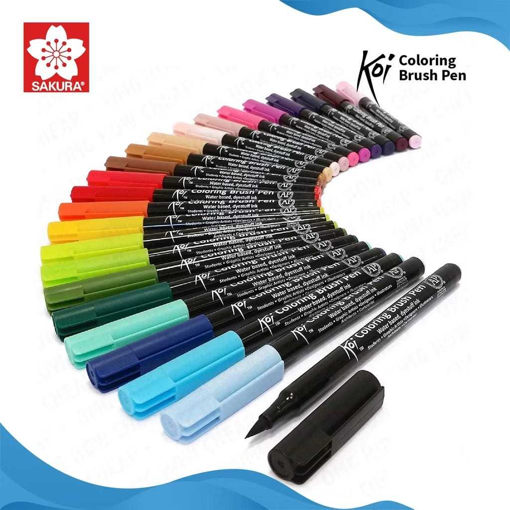 

Gramedia Tunjungan : Sakura Koi Coloring Brush Set 24