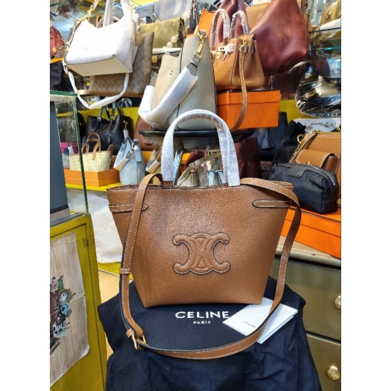 CLNE Cabas Cuir Small Tote Bag