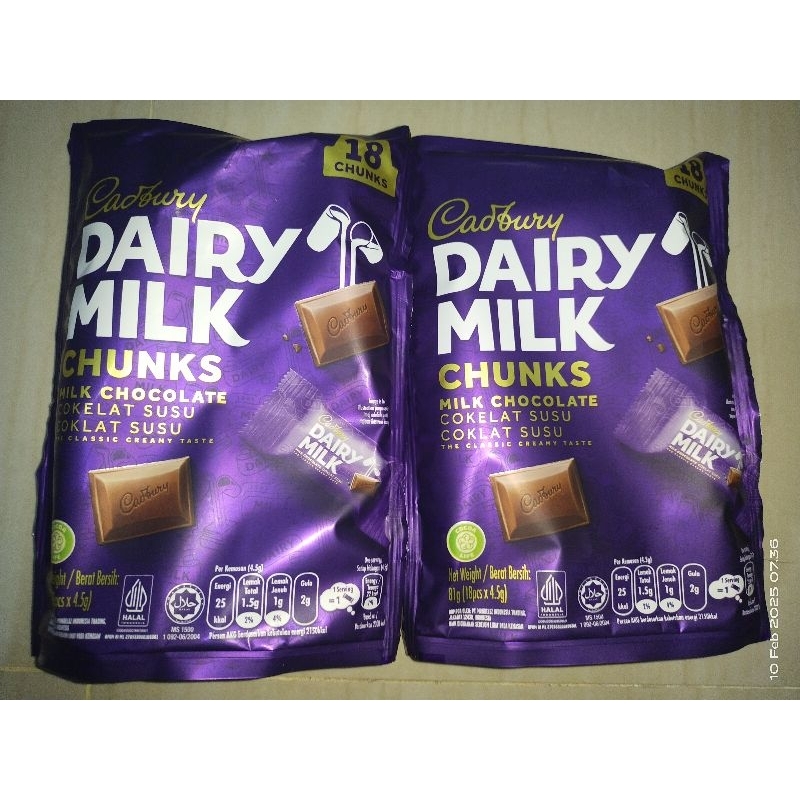 

Coklat Cadbury Dairy Milk