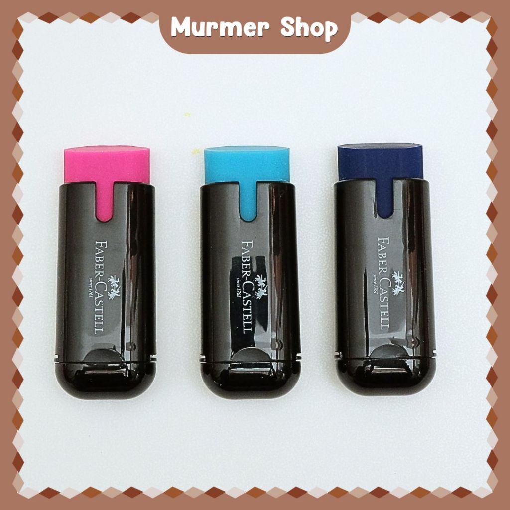 

Penghapus Faber Castell 183706 Combi 2 in 1 Eraser Sharpener Rautan Hapusan Pencil Pengserut Pensil