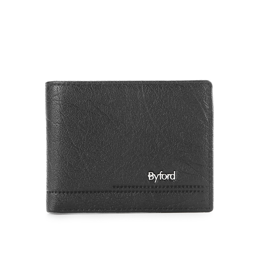 Byford Dompet Lipat Pendek Pria Kulit Men Leather Short Wallet 2211412302BLA
