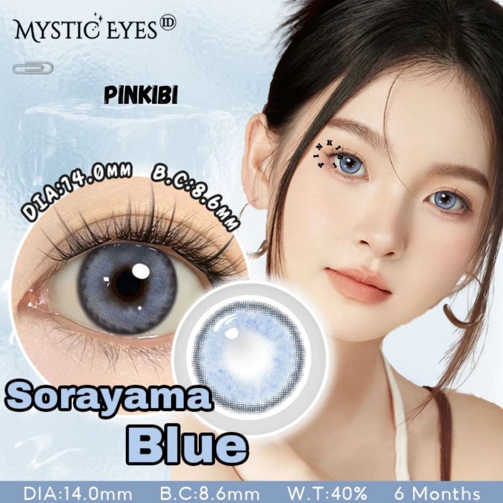 GROSIR - Softlens MYSTIC EYES SORAYAMA 14MM Softlens Natural , Softlens Minus , Softlens Grey Minus 