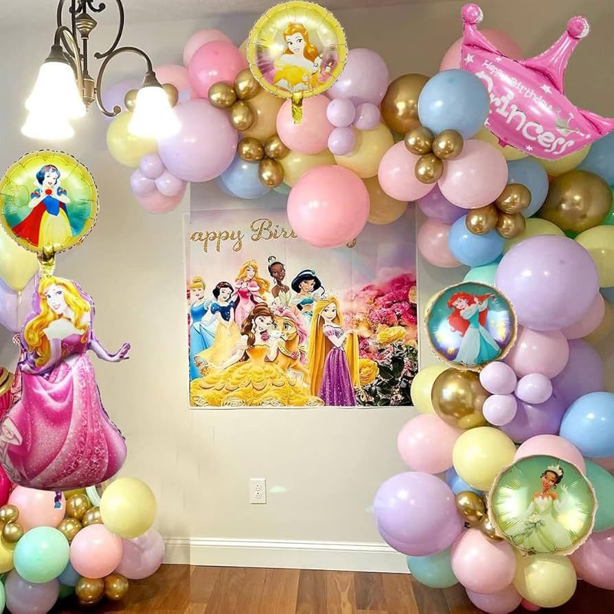 balon foil karakter princess snow white putri salju cinderella belle aurora sofia putri ultah ulang 