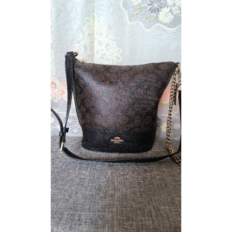 Preloved Coach Hobo Small Paxton Duffle Signature