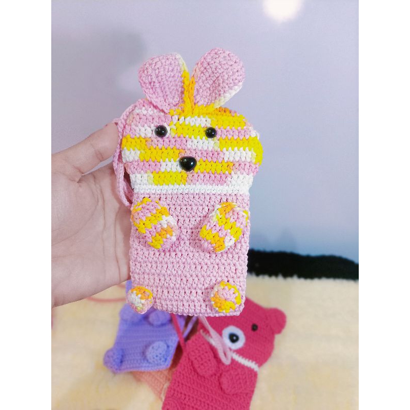 Fitrihandmade-tas rajut anak lucu,tas rajut anak karakter,tas anak karakter lucu,tas selempang anak 