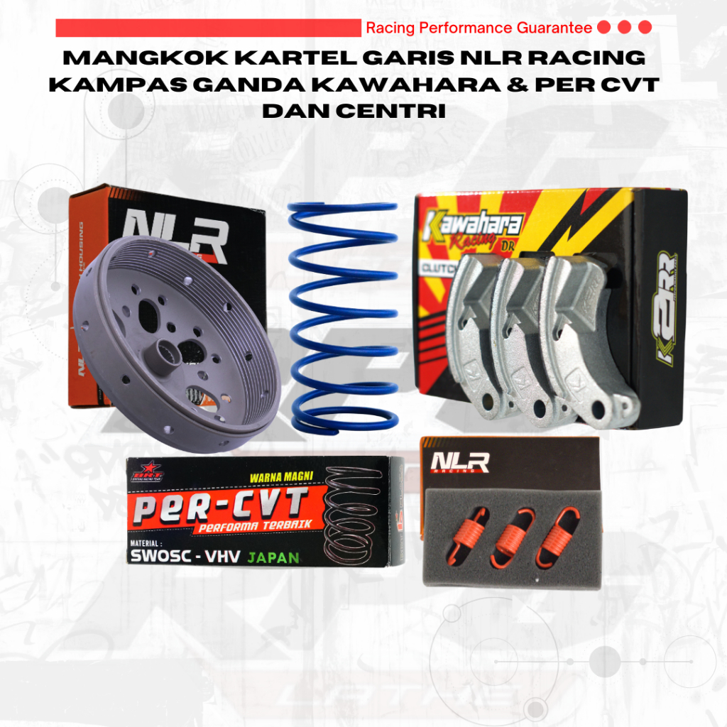 Paket Kirian Mangkok Ganda Kartel Kampas Kawahara Per BRT Per Sentri NLR Beat Vario Scoopy Mio Nmax 