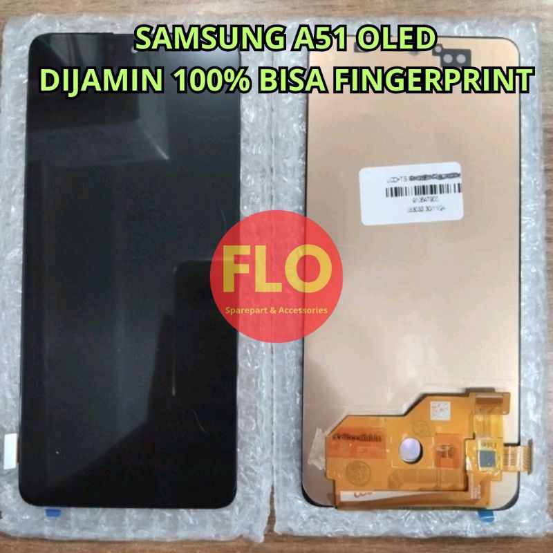 LCD TOUCHSCREEN SAMSUNG A51/A515 OLED SUPPORT FINGERPRINT FULLSET