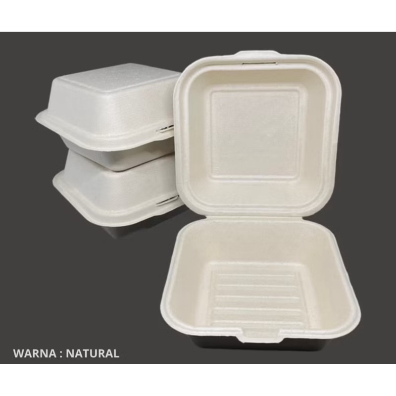 Bagasse Burger Box