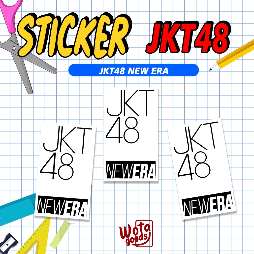 

STIKER JKT48 NEW ERA - STICKER IDOL GRUB - WOTA