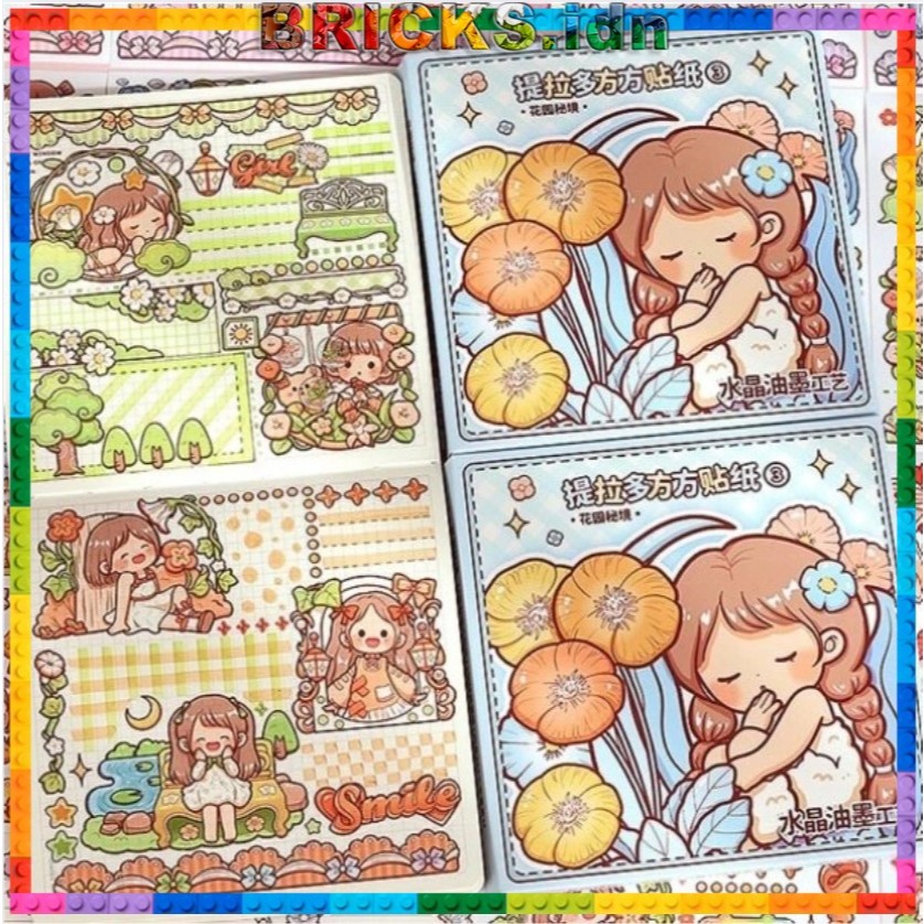 

Sticker Box Fang Fang Girl Edition Stiker Pack Bisa Untuk Journaling TLD92