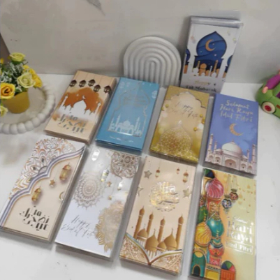 

Amplop Lebaran / Idul Fitri Foil Exclusive (L 15,5 cm x 8,2 cm 25 pcs)/ Amplop Lebaran Karakter