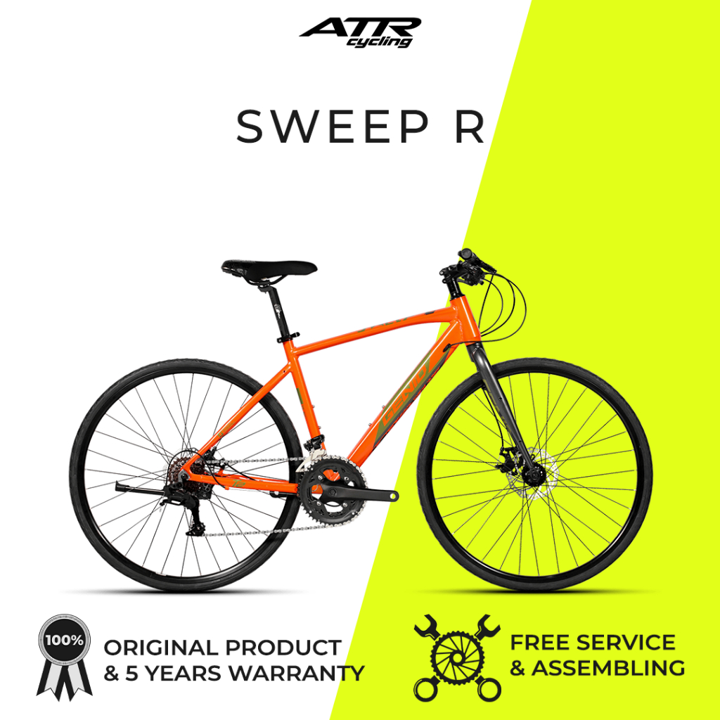 SEPEDA HYBRID GRAVEL GENIO TREK 700C-16S G SWEEP R (M) (21) OR-GN