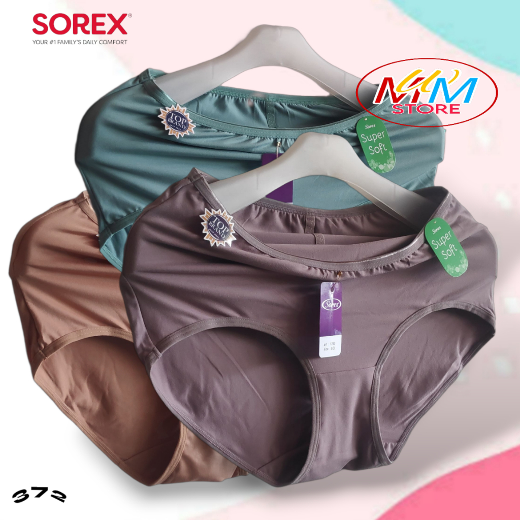 M372 (1-3 pcs) Sorex Celana Dalam Wanita Dewasa, Celana Dalam Perempuan Sorex Size L - EQL