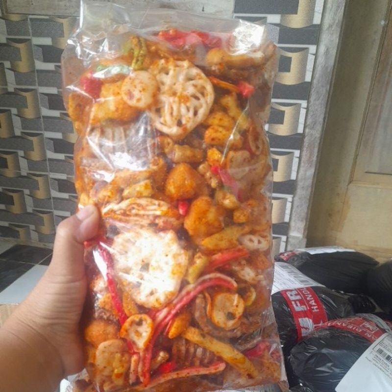 

sebring kerupuk mix kemasan 500gram - seblak mix - seblak kerupuk campur