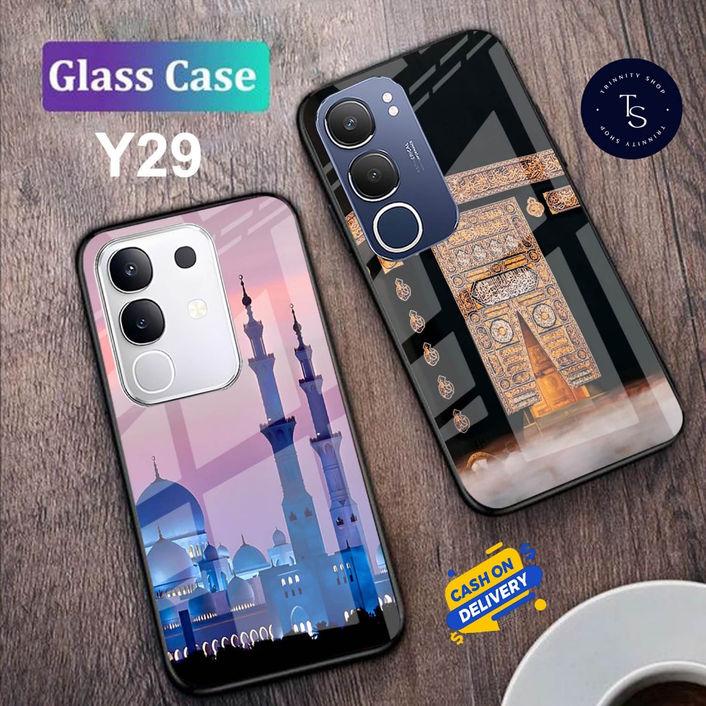 Softcase Kaca For VIVO Y29 (4G) & VIVO Y29 (5G) - Case Handphone For VIVO Y29 (4G) & VIVO Y29 (5G) [