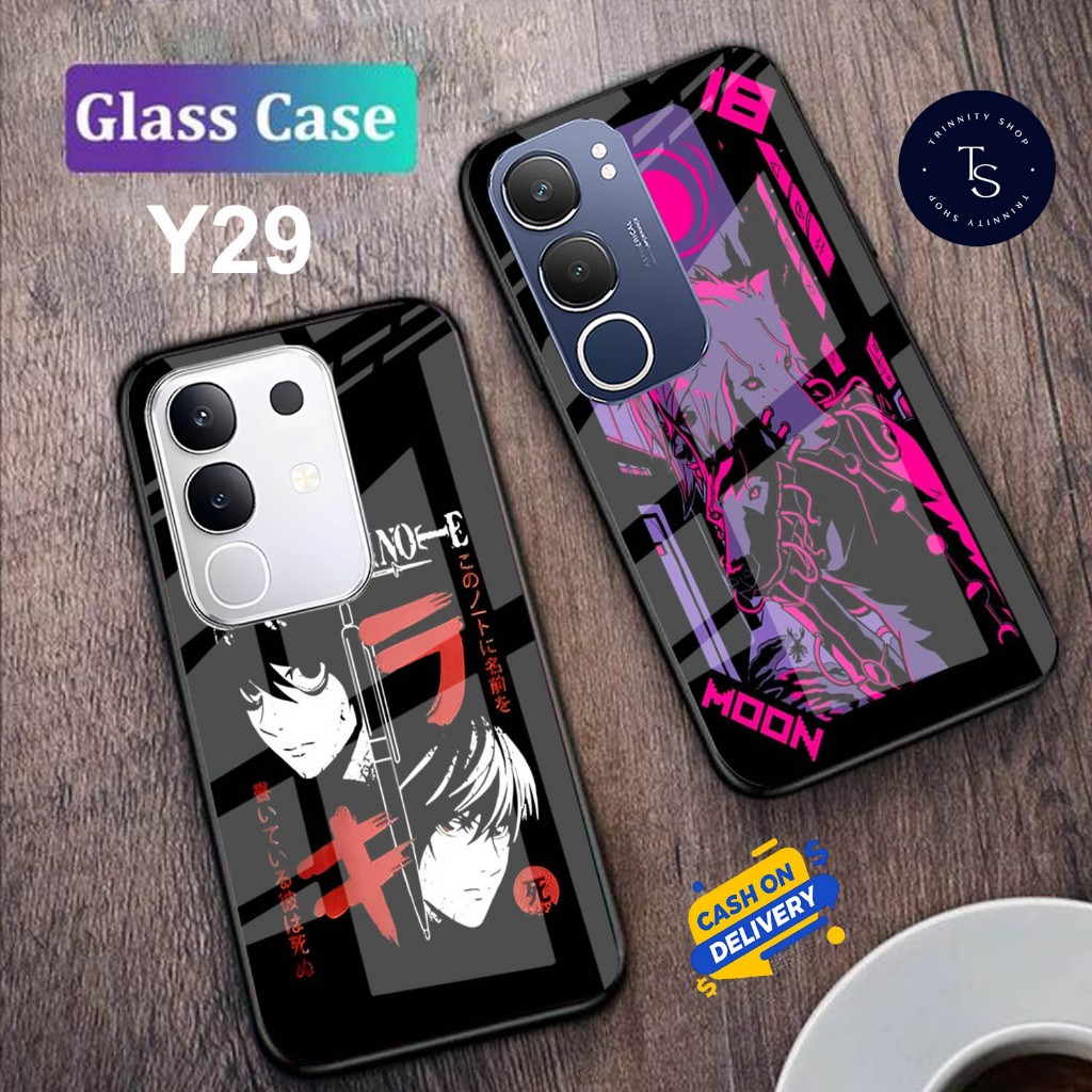 Softcase Kaca For VIVO Y29 (4G) & VIVO Y29 (5G) - Case Handphone For VIVO Y29 (4G) & VIVO Y29 (5G) [