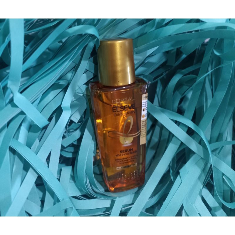 Loreal Paris Elseve Extraordinary Oil Gold Serum Treatment ( 30 ML) Vitamin Rambut.