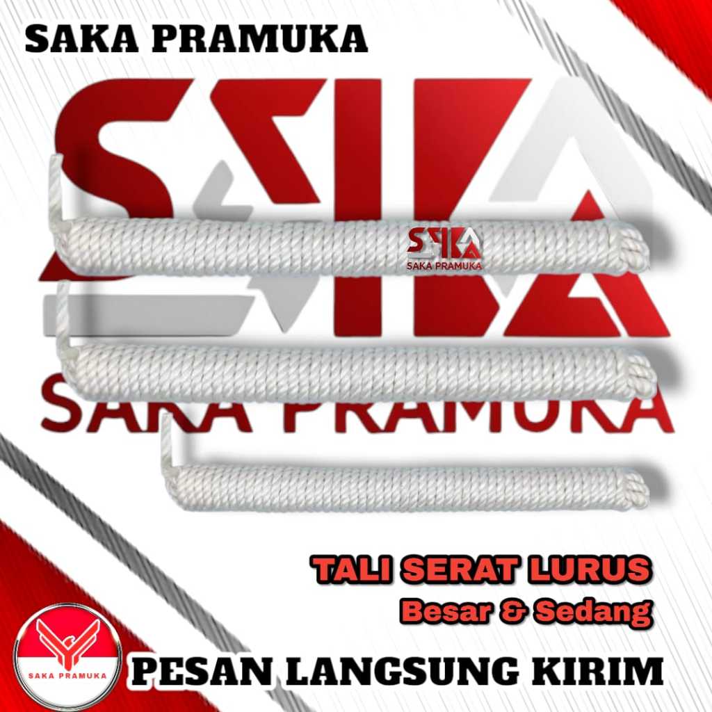 

Tali pramuka bahan serat lurus
